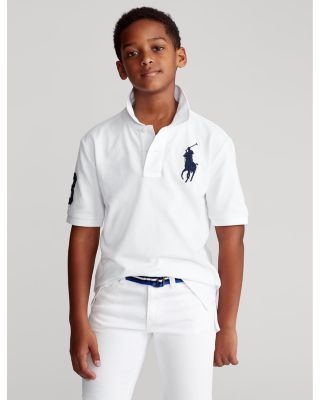 Boys' Cotton Mesh Polo - Big Kid