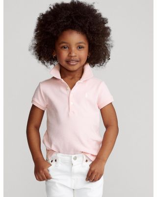 Girls' Mesh Knit Polo - Little Kid