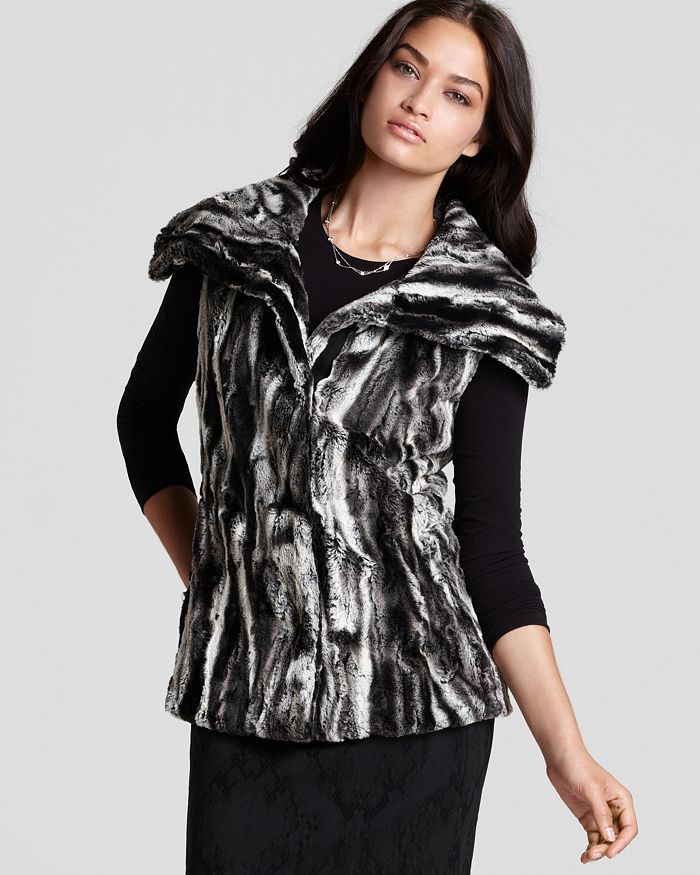 Bloomingdales fur vest cheap