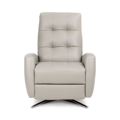 Clark Leather Power Swivel Recliner