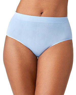 Wacoal B.smooth Seamless Briefs In Chambray Blue
