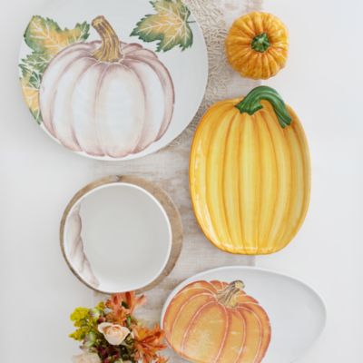 Pumpkins Round Platter