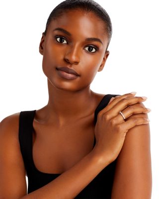 Diamond Baguette & Round Band in 14K White Gold, 0.50 tcw  