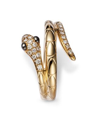 Diamond Snake Ring in 14K Yellow Gold, .15 tcw&nbsp;- Exclusive