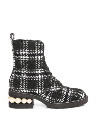 ミドルブーツ NICHOLAS KIRKWOOD Women Boots 905A84NLM2N90 Silver Nicholas Kirkwood 55jj Crystal Boots | italist