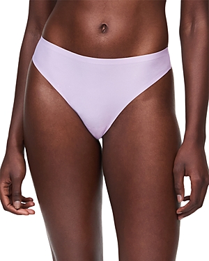 Chantelle Soft Stretch One-size Seamless Thong In Lavender Frost