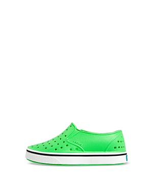 Native Unisex Miles Waterproof Slip-on Sneakers - Walker, Toddler, Little Kid In Grasshopper Green/white