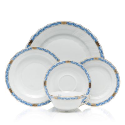 Chinese Bouquet Dinnerware, Garland Blue