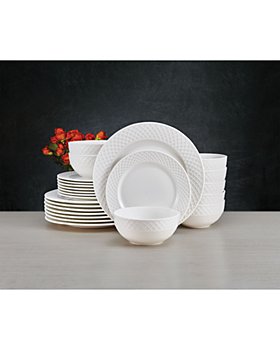 Gourmet Basics by Mikasa - Alden 24 Piece Dinnerware Set - 100% Exclusive