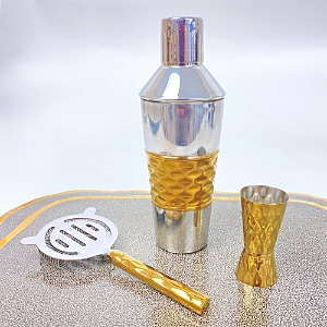 Shop Michael Wainwright Truro Cocktail Shaker Set In Gold