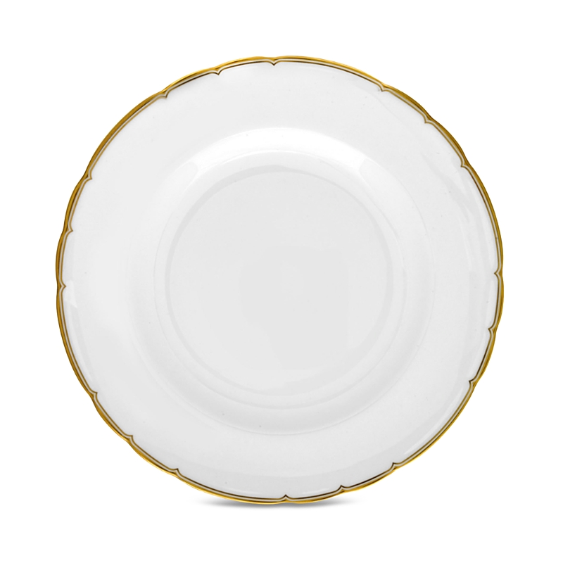 Royal Crown Derby Chelsea Duet Salad Or Dessert Plate In White
