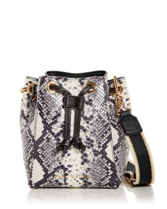 Marc Jacobs Mini Snakeskin-Embossed Leather Crossbody Bag
