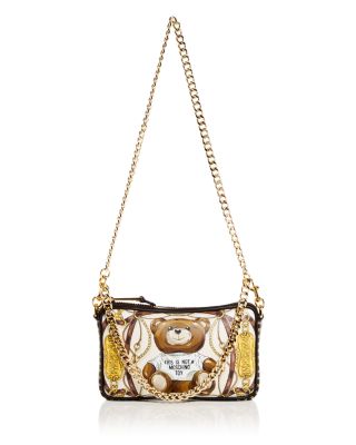 Moschino Mini Teddy Bear Print Shoulder Bag | Bloomingdale's