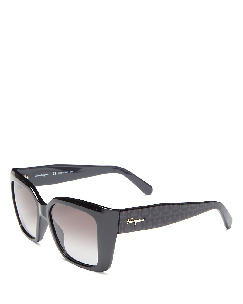 Salvatore Ferragamo Square Sunglasses, 55mm