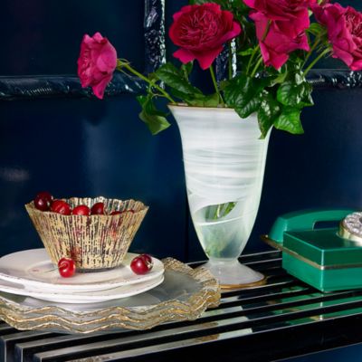 Rufolo Glass Gold Small Deep Bowl