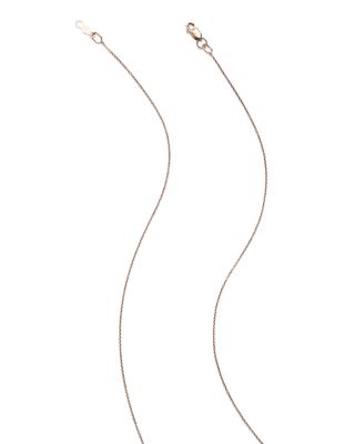 Pav&eacute; Diamond Clover Pendant Necklace in 14K Rose Gold, 0.08 tcw 