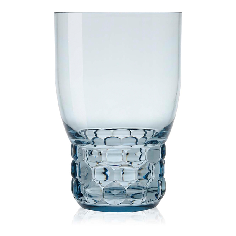 Kartell Jellies 4-piece Water Glass Set In Blue