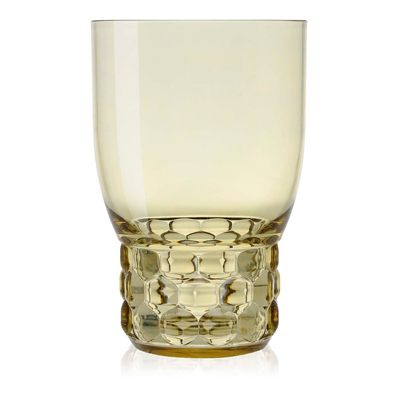 Shop Kartell Jellies Water Glasses, Set Of 4 In Green
