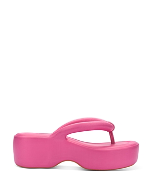 Melissa Pink Free Platform Sandals In Pink