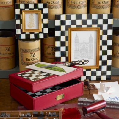 Courtly Check&reg; Enamel Picture Frame, 5" x 7"