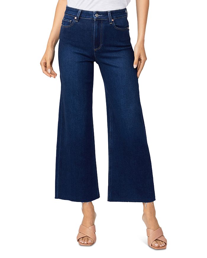 PAIGE Annessa Raw Hem Jeans | Bloomingdale's