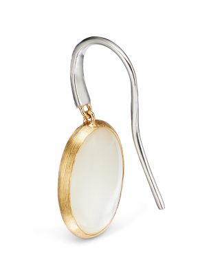 18K Two Tone Gold Siviglia Diamond &amp; Mother Of Pearl Drop Earrings - 150th Anniversary Exclusive