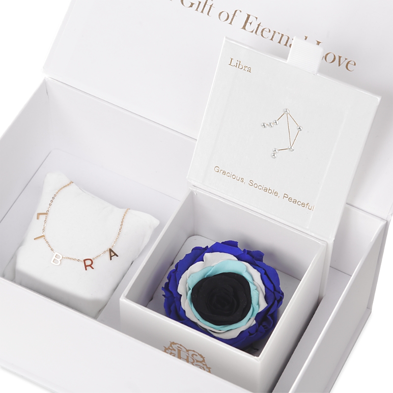 Eternal Roses Zodiac Evil Eye Gift Set In Libra