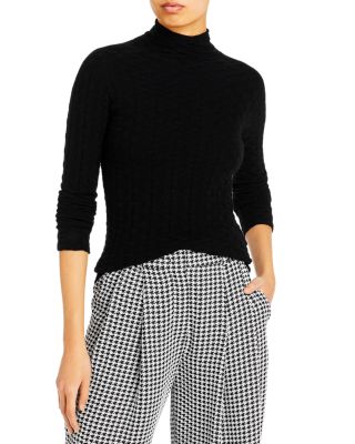 Emporio Armani - Mock Neck Textured Sweater - 150th Anniversary Exclusive