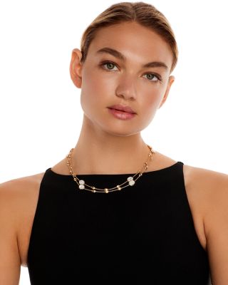 18K Yellow Gold Siviglia Mother Of Pearl Long Necklace, 36" - 150th Anniversary Exclusive