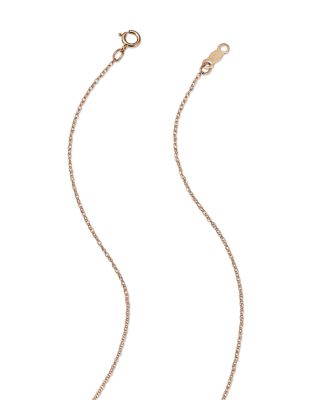 Diamond Heart Pendant Necklace in 14K Yellow Gold, 0.03 tcw 