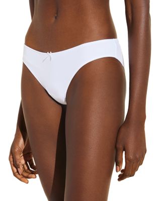 Eberjey Pima Stretch Cotton Bikini In White