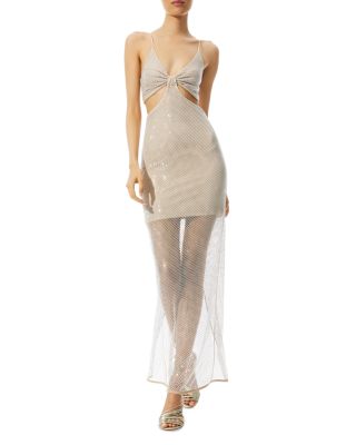 green emerald velvet dress Alice + Olivia main image 1