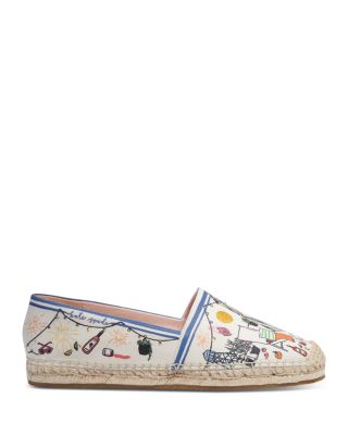 kate spade white espadrilles