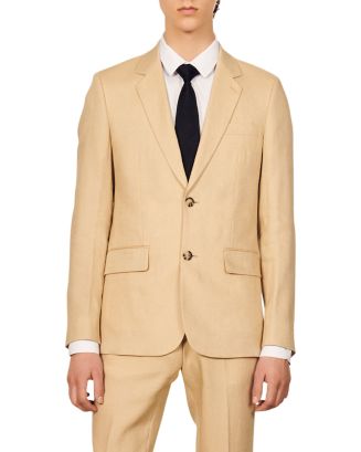 Sandro Formal Classic Fit Linen Suit Jacket | Bloomingdale's