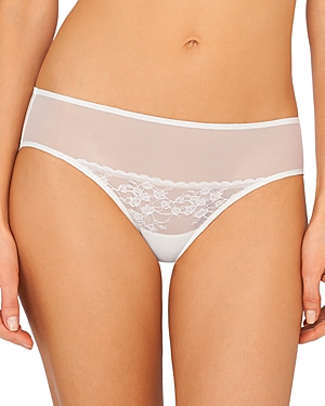 Natori Cherry Blossom Sheer Briefs In Mascarpone