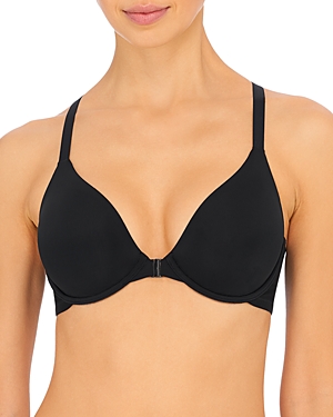 Natori Pure Luxe Full Fit Coverage T-shirt Everyday Support Bra (36c) Women's In Black