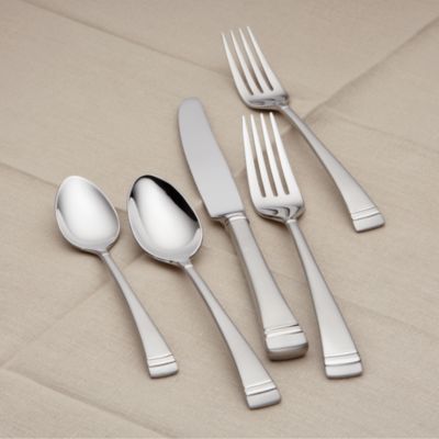 Lenox Federal Platinum Frosted 20 Piece Flatware Set