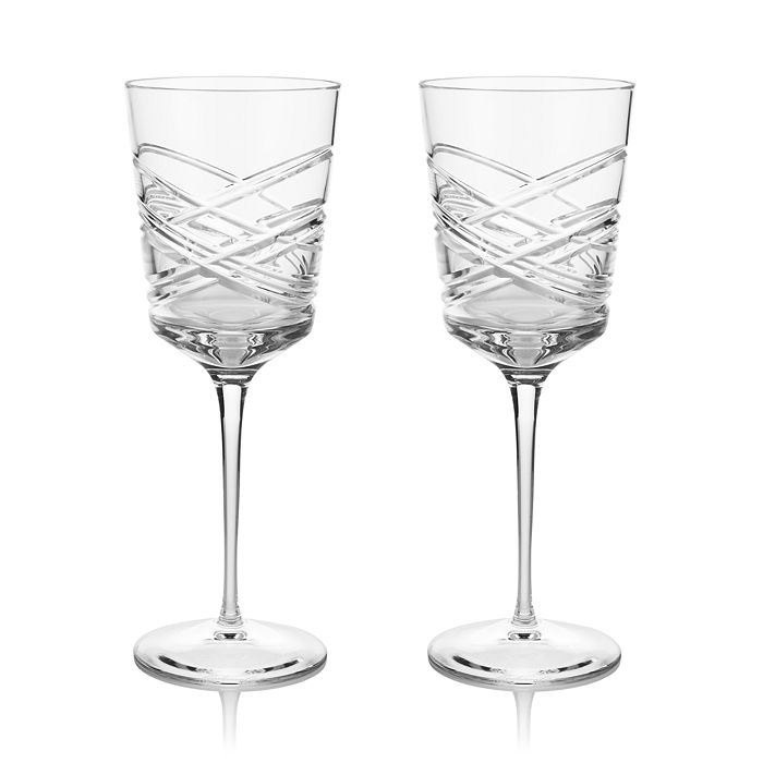 Waterford Crystal Aran White Wine Glasses, Set of 2