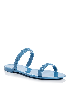 Stuart Weitzman Women's Sawyer Jelly Slide Sandals In Periwinkle