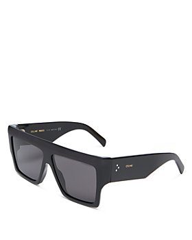 CELINE - Unisex Polarized Flat Top Square Sunglasses, 57mm
