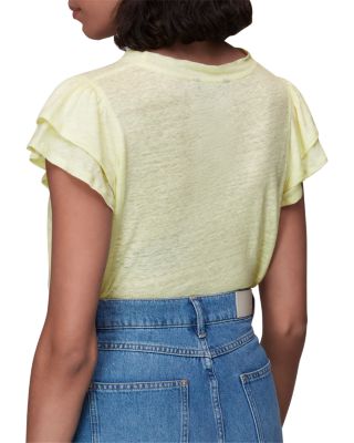 Laura Linen Tiered Sleeve Tee