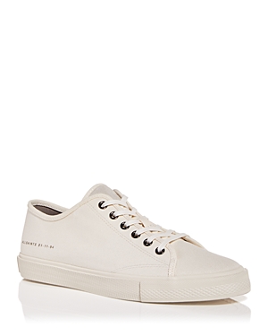 Shop Allsaints Men's Theo Low Top Sneakers In Off White