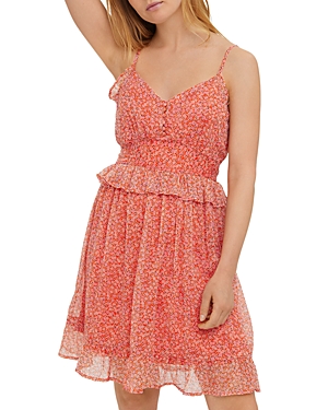 VERO MODA FLORAL RUFFLED DRESS