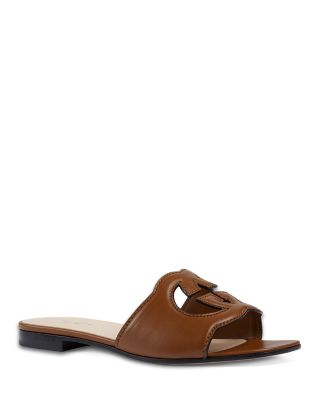 Gucci women's slides bloomingdales online