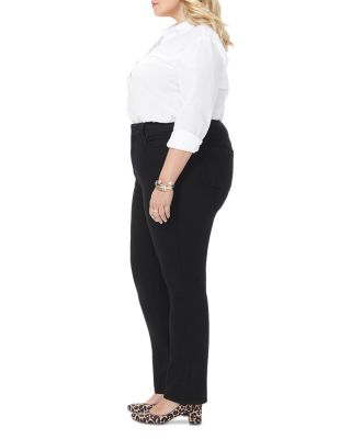 Marilyn High Rise Straight Jeans in Black