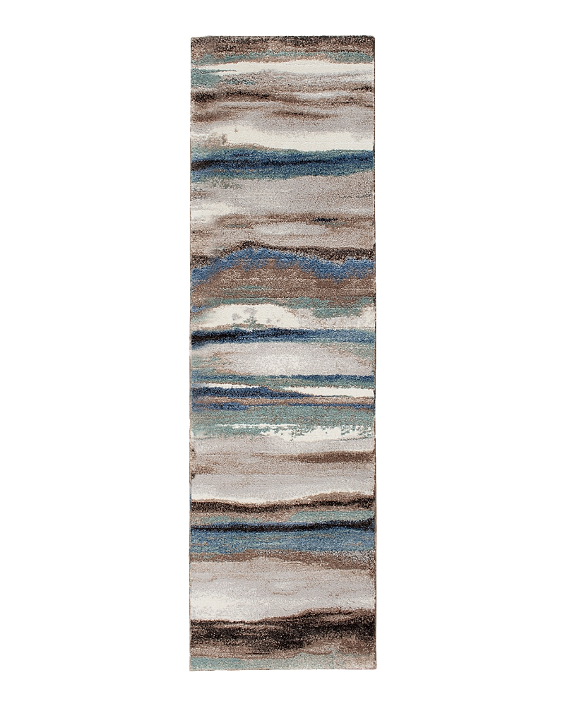 Kenneth Mink Leisure Bay Dusk Area Rug, 2'3 X 7'7 In Multi