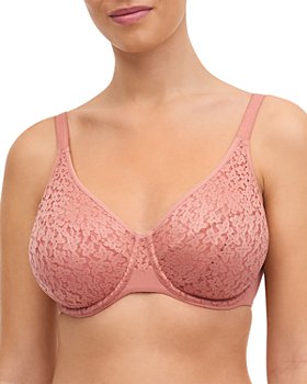 Chantelle Bra Womens 34DDD Pink Lace Underwire Unlined Full Coverge New  With Tag