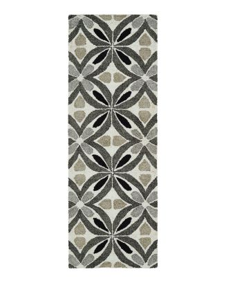 Hilary Farr Peranakan Tile HPT02 Runner Area Rug, 2' x 6 ...