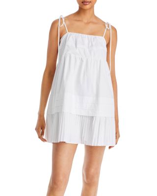 knee length dresses for ladies Everly Mini Dress White main image 1