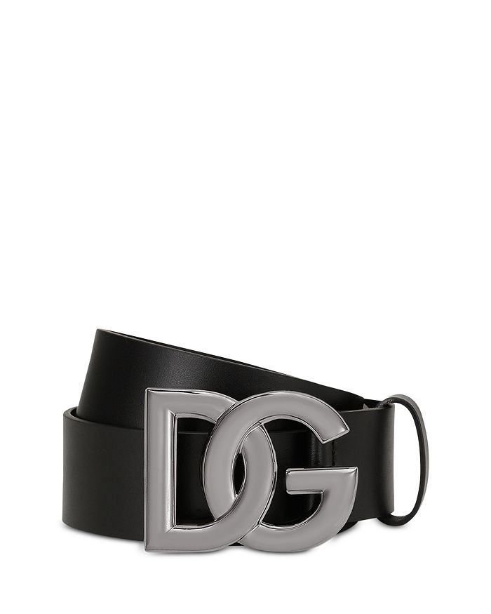 Dolce & Gabbana Men's Logo Leather Belt | Bloomingdale's